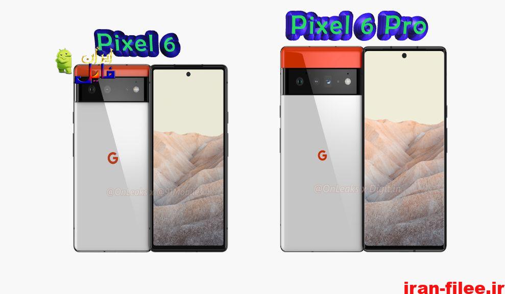 مشخصات فنی گوگل پیکسل 6 و پیکسل 6 پرو